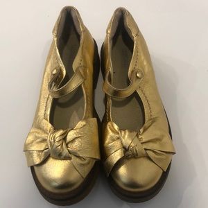 Pinco Pallino Gold Shoes Size 37 (5/5.5)